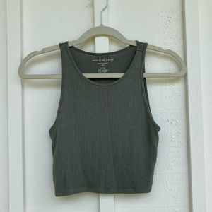 Ribbed & Cropped Tank Top